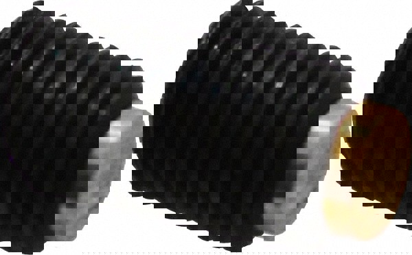 Set Screw: M6 x 1.00 x 10 mm, Soft Tip Point, Steel, Grade 5.8